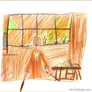 Clara (8Jahre) 'Selbstbildnis' von Hallavanya
